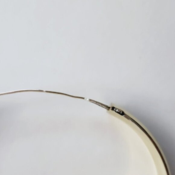 Heavy 13g  14K Gold Engraved Bangle Bracelet - Can be Monogrammed - Picture 4 of 6